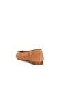 view 4 of 5 Arabesque Flat in Tan Suede & White Combo