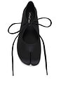 view 5 of 5 Saturna Flat in Black Satin