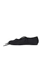 view 6 of 5 Saturna Flat in Black Satin