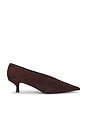 view 1 of 5 Ida-mae Pump in Dark Brown Suede