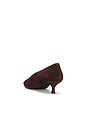 view 4 of 5 Ida-mae Pump in Dark Brown Suede