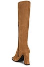 view 4 of 5 Captain Boot in Beige Suede & Black Patent
