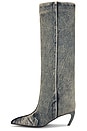 view 6 of 5 Banga Boot in Blue Denim