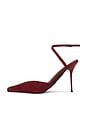 view 6 of 5 Bordeaux Pump in Wine Suede