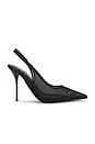 view 1 of 5 Pucker Slingback Pump in Black Mesh