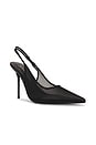 view 2 of 5 Pucker Slingback Pump in Black Mesh