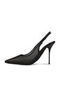 view 6 of 5 Pucker Slingback Pump in Black Mesh