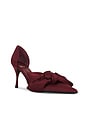 view 2 of 5 Tiff Pump in Wine Satin