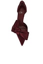 view 5 of 5 Tiff Pump in Wine Satin