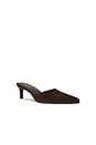 view 2 of 5 Claudina Mule Pump in Brown Suede
