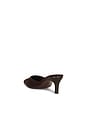 view 4 of 5 Claudina Mule Pump in Brown Suede