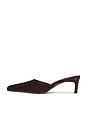 view 6 of 5 Claudina Mule Pump in Brown Suede
