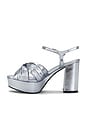 view 6 of 5 Dalida Sandal in Light Blue Metallic