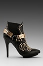 view 2 of 5 Volpe Bootie in Black/Gold in Black & Gold