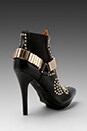 view 4 of 5 Volpe Bootie in Black/Gold in Black & Gold