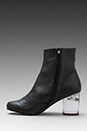 view 5 of 6 INTHEMOOD in Black Leather & Clear Heel
