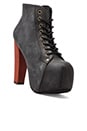 view 2 of 5 Boots à lacets Lita Platform in Black Distressed