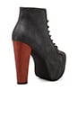 view 4 of 5 Boots à lacets Lita Platform in Black Distressed
