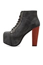 view 5 of 5 Boots à lacets Lita Platform in Black Distressed