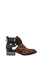 view 1 of 5 Everly Bootie with Calf Fur en Cheetah/Black in Cheetah & Black