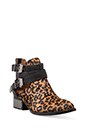 view 2 of 5 Everly Bootie with Calf Fur en Cheetah/Black in Cheetah & Black