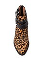 view 3 of 5 Everly Bootie with Calf Fur en Cheetah/Black in Cheetah & Black