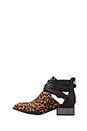 view 5 of 5 Everly Bootie with Calf Fur en Cheetah/Black in Cheetah & Black