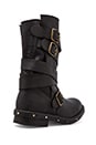 view 4 of 5 Boots Brit motard en cuir in Black