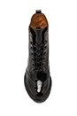 view 3 of 5 Forks Lace Up Leather Boot in Black Leather