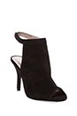 view 2 of 5 Lorah Open Toe Bootie in Black Suede