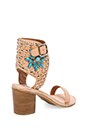 view 4 of 4 Des Moines Embellished Sandal in Nude Leather