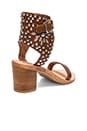view 4 of 5 Des Moines Sandal in Tan & Silver