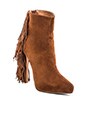 view 2 of 5 Sampson Fringe Heeled Bootie in Tan Suede