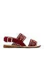 view 1 of 5 Patras Xo Sandal in Red Suede