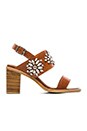view 1 of 5 Dola Embellished Heeled Sandal in Tan