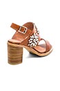 view 4 of 5 Dola Embellished Heeled Sandal in Tan