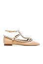 view 1 of 5 Gaby Embellished Flat in Nude