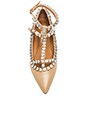 view 3 of 5 Gaby Embellished Flat in Nude