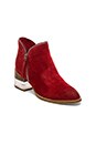 view 2 of 5 BOTINES CROCKET in Red Suede
