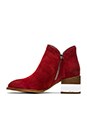 view 5 of 5 BOTINES CROCKET in Red Suede