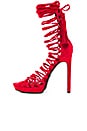 view 5 of 5 x REVOLVE Advert Heel in Red Suede