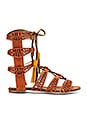 view 1 of 5 Redondo Sandal in Orange Suede Multi