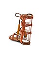 view 4 of 5 Redondo Sandal in Orange Suede Multi