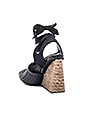 view 3 of 5 Esperanza Wedge in Black Woven Combo