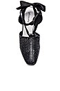 view 4 of 5 Esperanza Wedge in Black Woven Combo