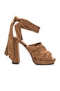 view 1 of 5 Chablis Heels in Brown Suede