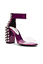 view 2 of 5 Chateau Heels in Purple Iridescent Silver