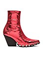 view 1 of 5 BOTTINES WALTON ST in Red Metallic Silver
