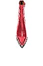 view 4 of 5 BOTTINES WALTON ST in Red Metallic Silver
