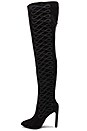 view 5 of 5 Sherise Over the Knee Boots in Black Suede